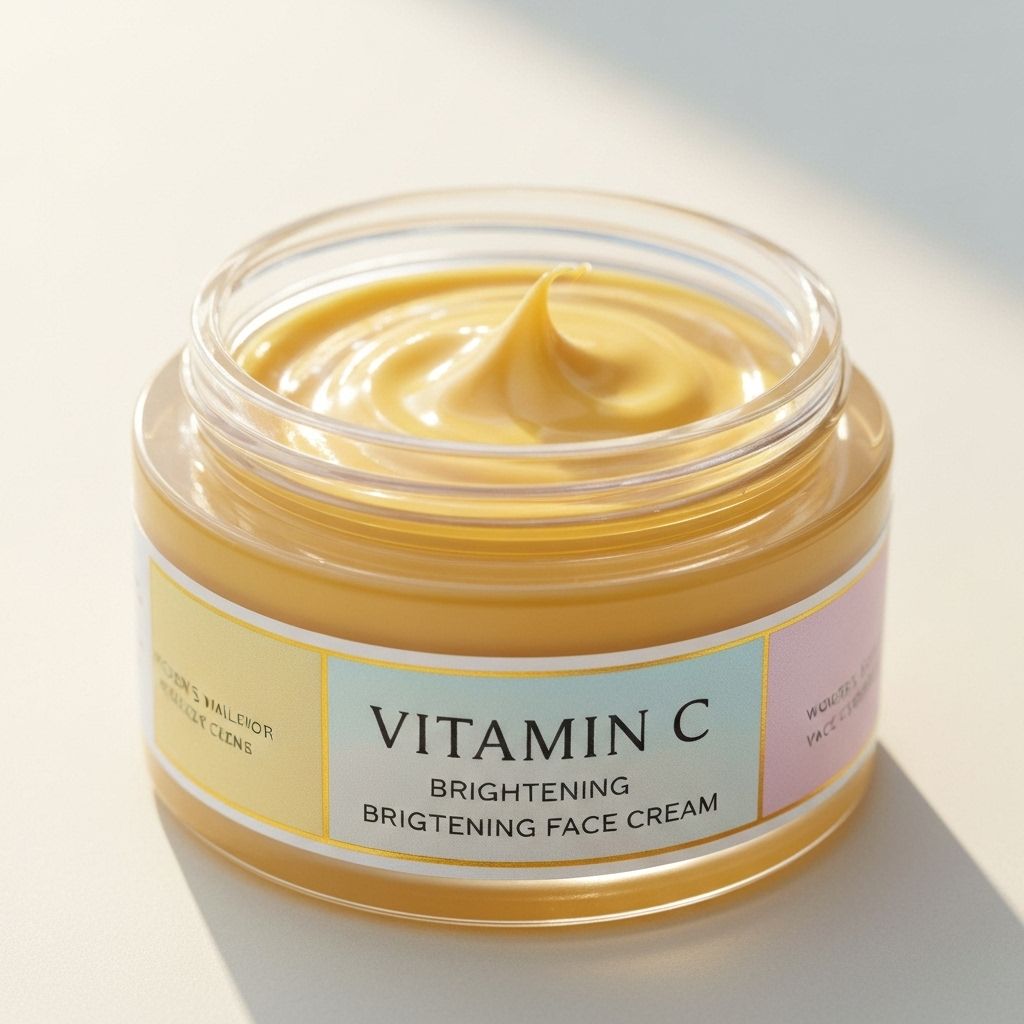 Women's vitamin C face cream